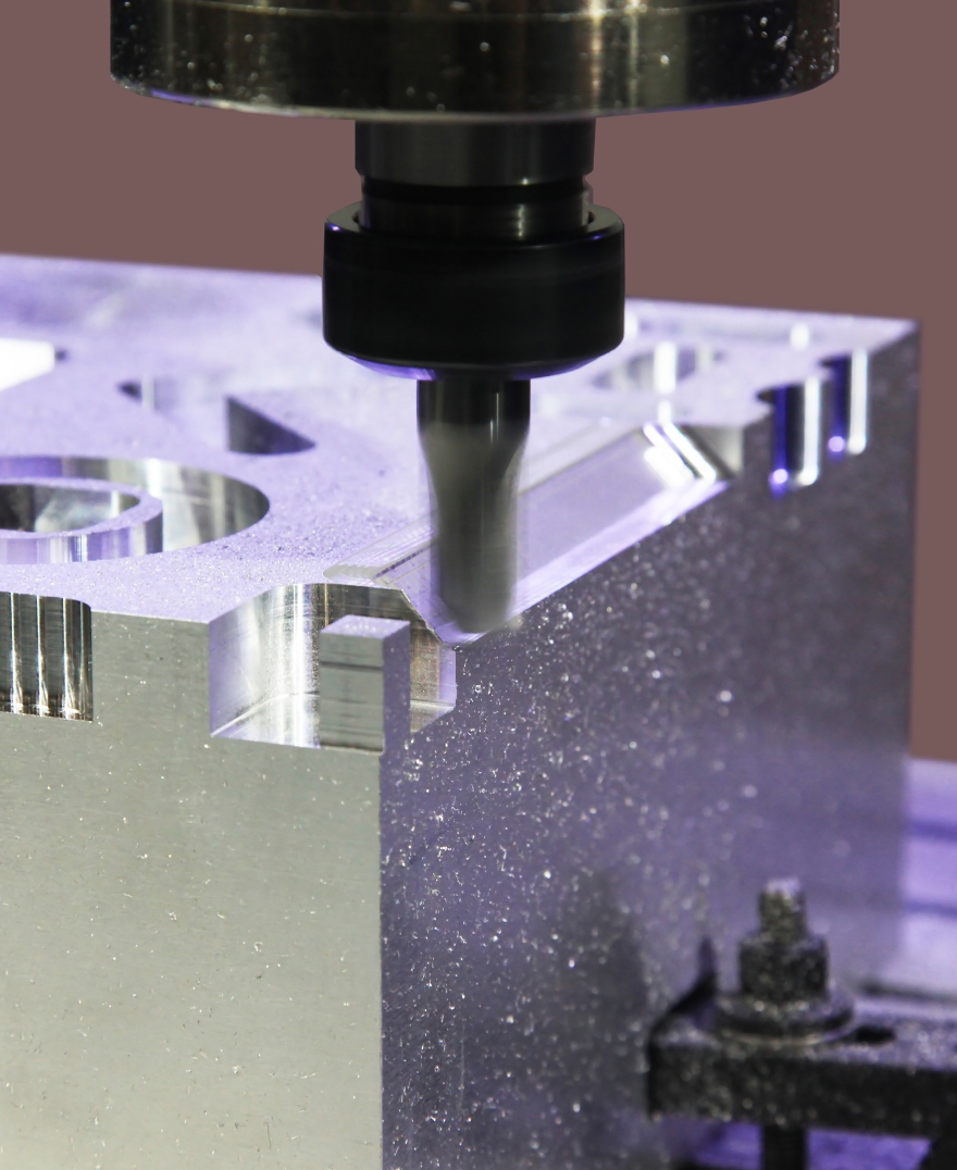 CNC machine precision components